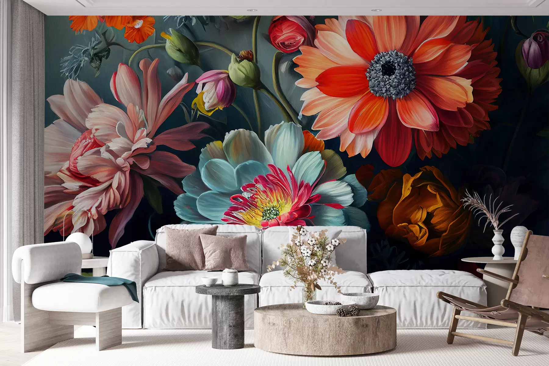 living room wallpapers dubai